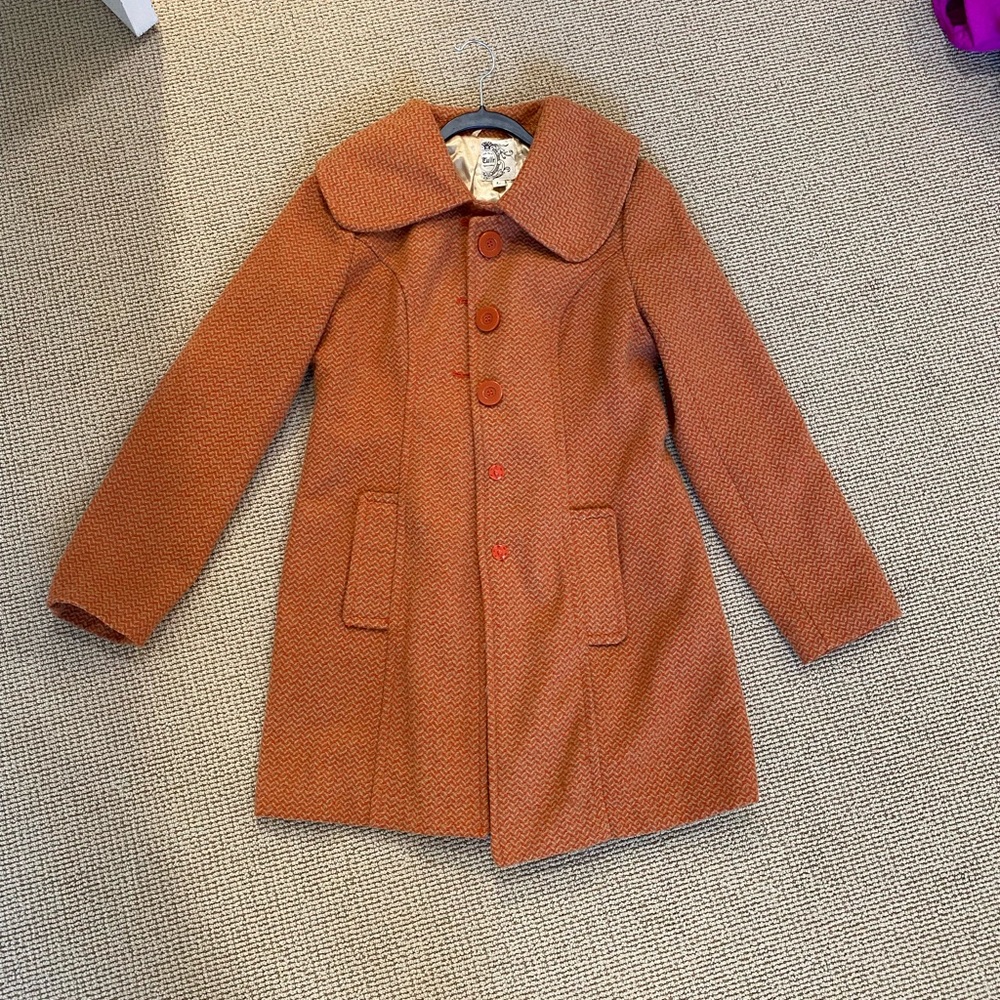 Womens Long Tweed Jacket.